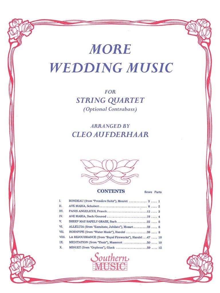 More Wedding Music for String Quartet
